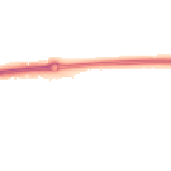 Night-time road noise heatmap for PO20 2EG