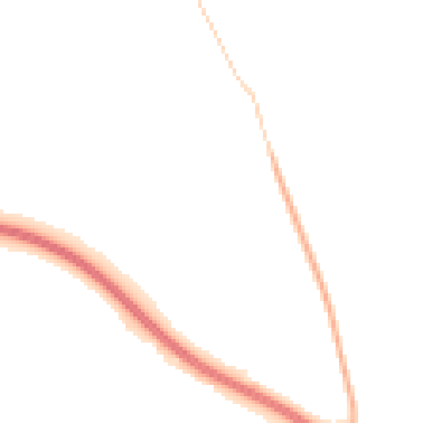 Night-time road noise heatmap for PO20 2EW