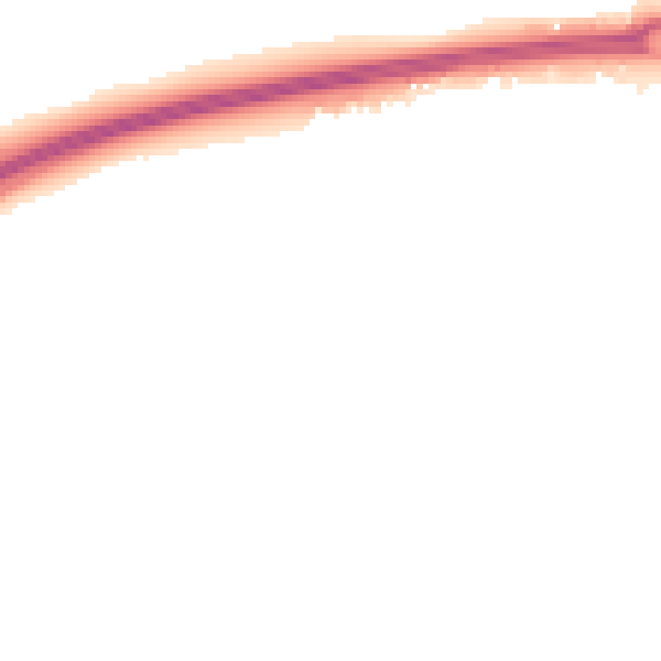 Night-time road noise heatmap for PO20 2HJ