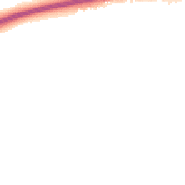 Night-time road noise heatmap for PO20 2HN
