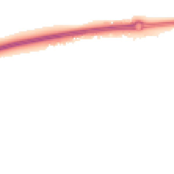 Night-time road noise heatmap for PO20 2JH