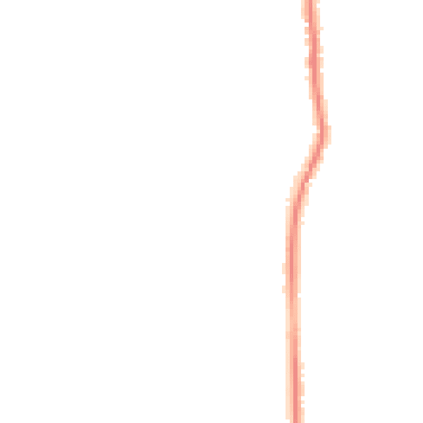Night-time road noise heatmap for PO20 3AJ