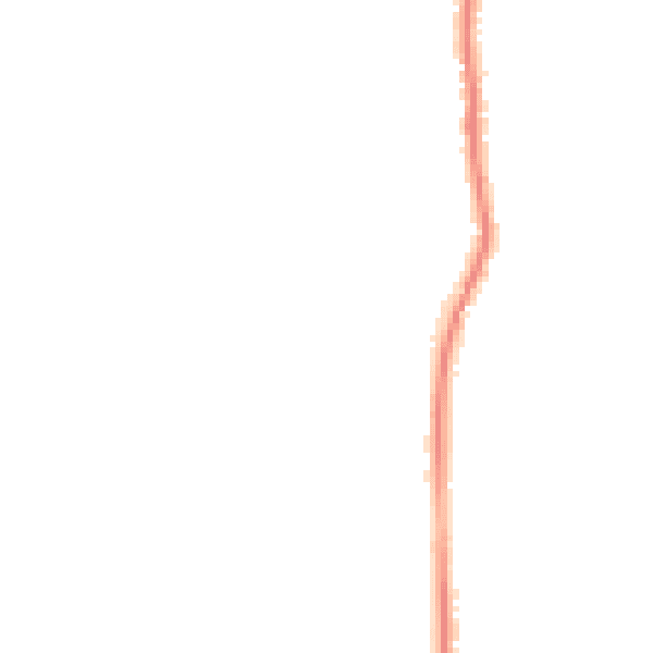 Night-time road noise heatmap for PO20 3AL