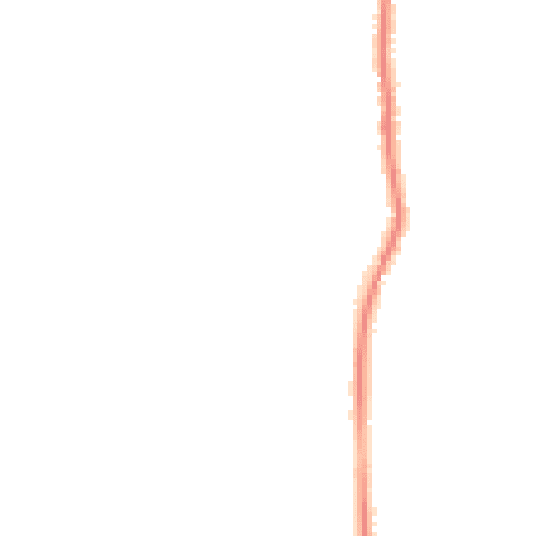 Night-time road noise heatmap for PO20 3AN