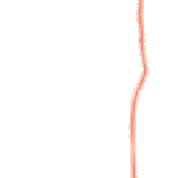 Night-time road noise heatmap for PO20 3AP