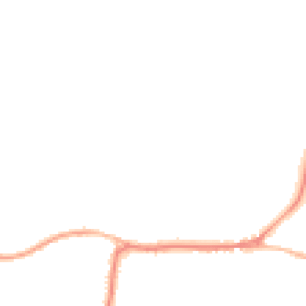 Night-time road noise heatmap for PO20 3AZ