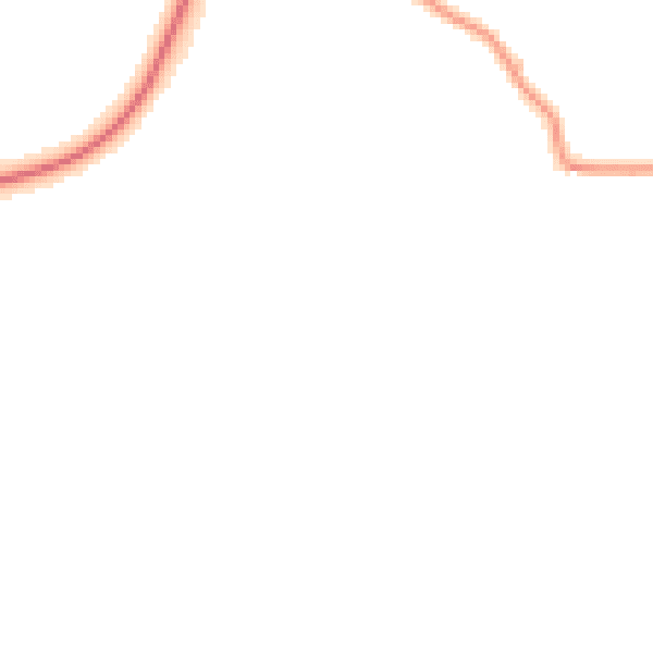 Daytime road noise heatmap for PO20 3TL