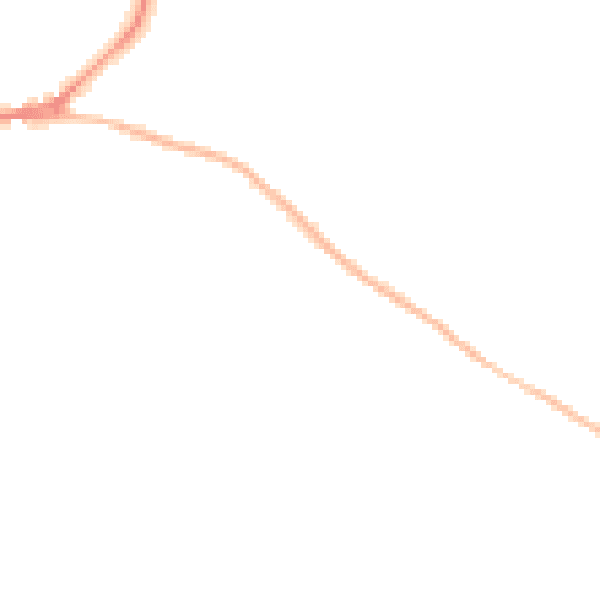 Night-time road noise heatmap for PO20 3XD