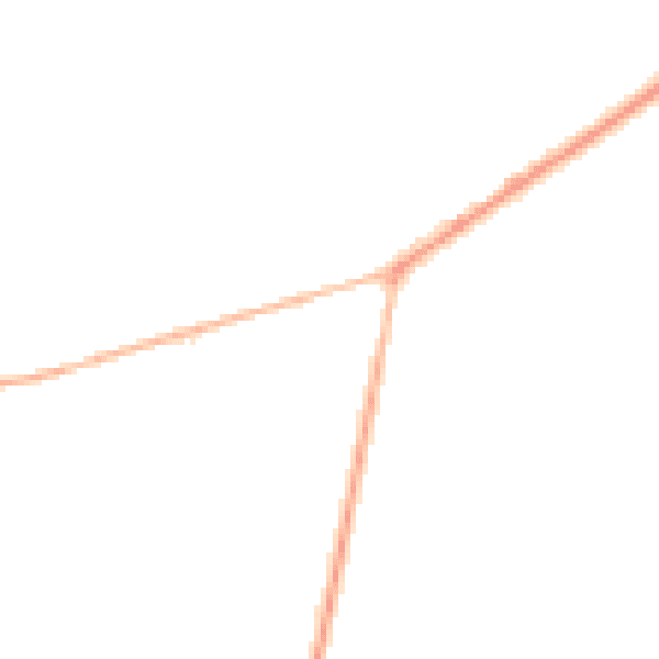 Night-time road noise heatmap for PO20 7BJ