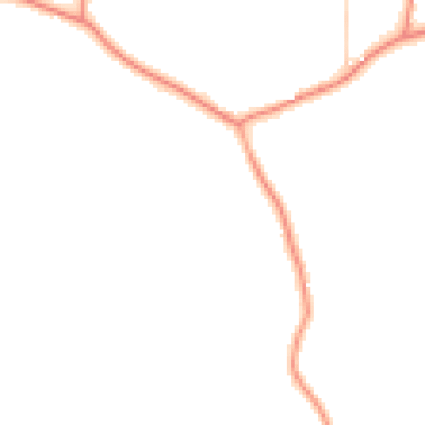 Daytime road noise heatmap for PO20 7BN