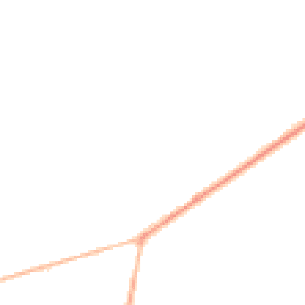Night-time road noise heatmap for PO20 7DX