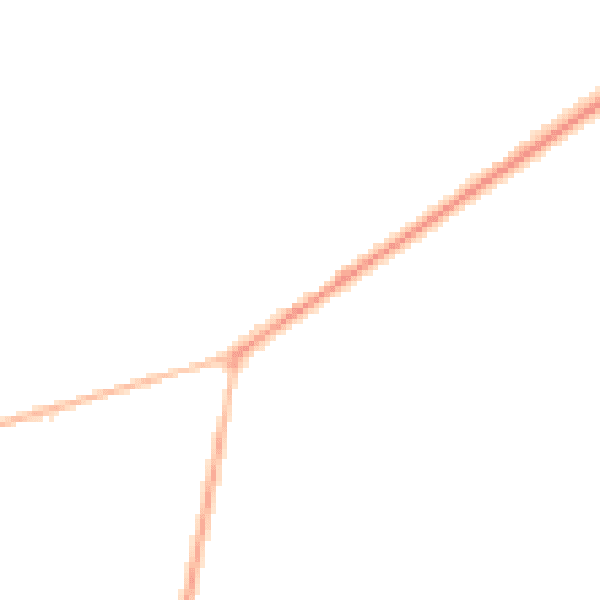 Night-time road noise heatmap for PO20 7ER