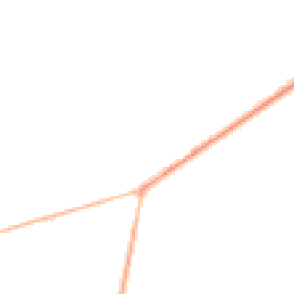 Night-time road noise heatmap for PO20 7ES