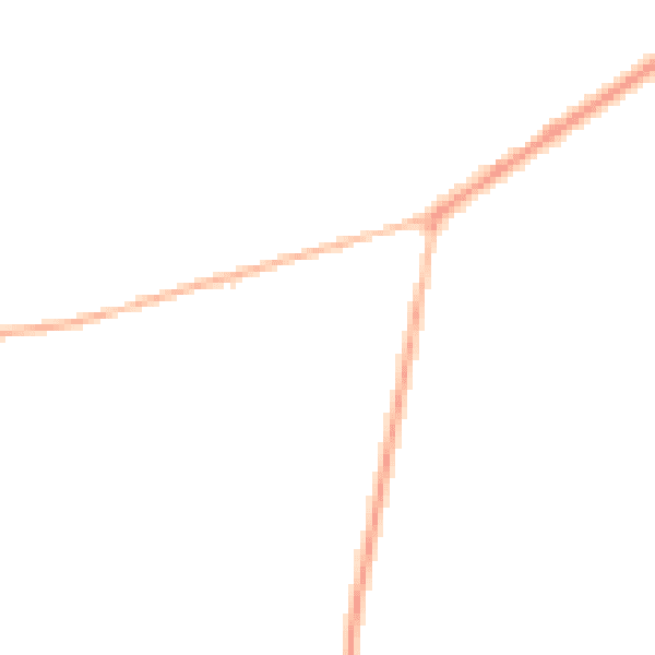 Night-time road noise heatmap for PO20 7FF