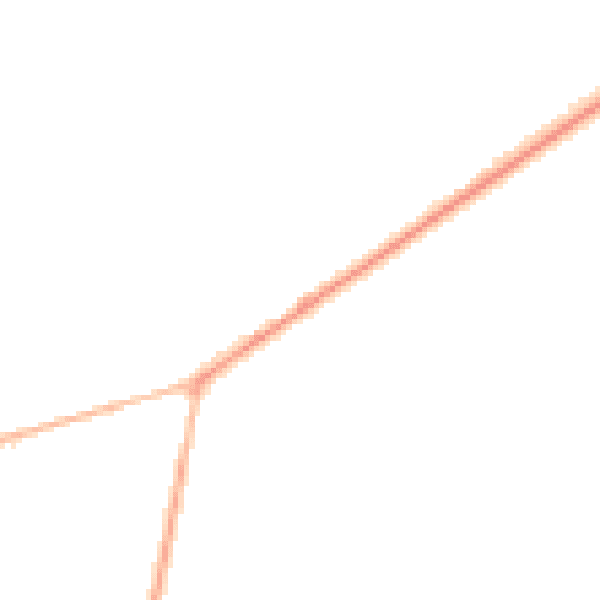 Night-time road noise heatmap for PO20 7HU