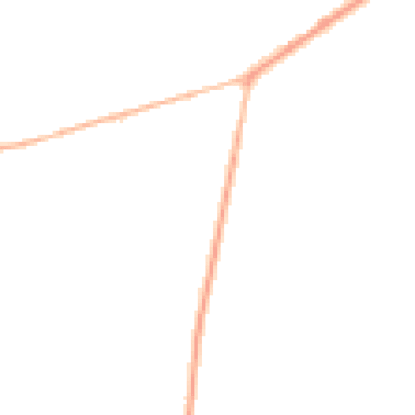 Night-time road noise heatmap for PO20 7HY