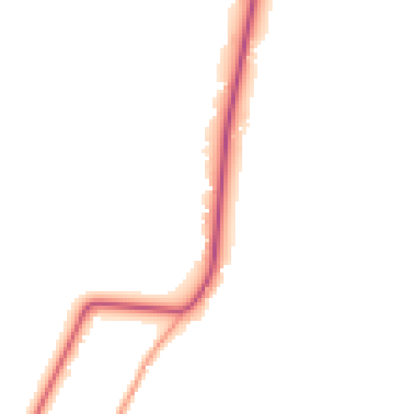 Daytime road noise heatmap for PO20 7HZ