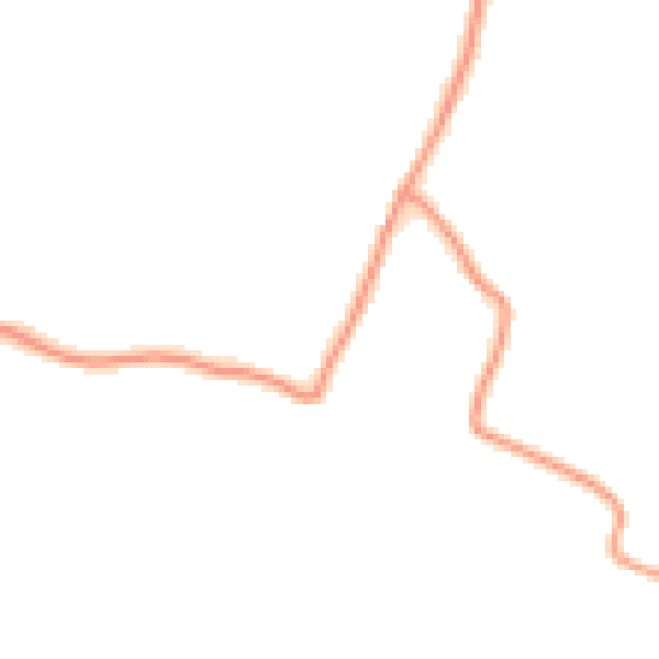 Daytime road noise heatmap for PO20 7JU