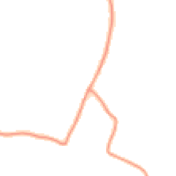 Daytime road noise heatmap for PO20 7JX