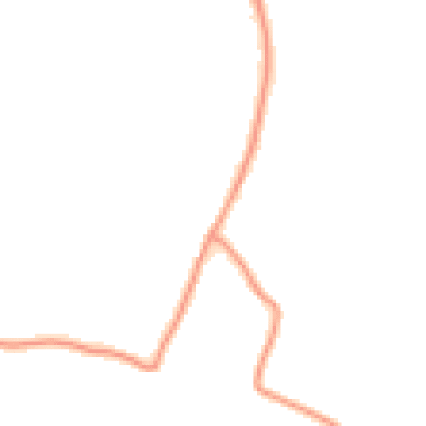 Daytime road noise heatmap for PO20 7LA