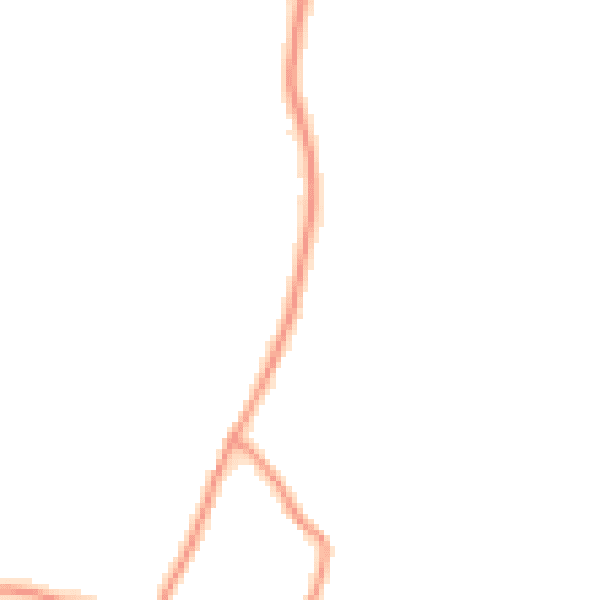 Daytime road noise heatmap for PO20 7LD