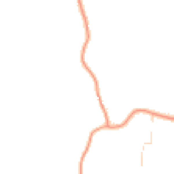 Daytime road noise heatmap for PO20 7NN