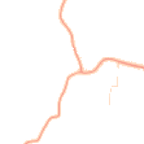 Daytime road noise heatmap for PO20 7NS