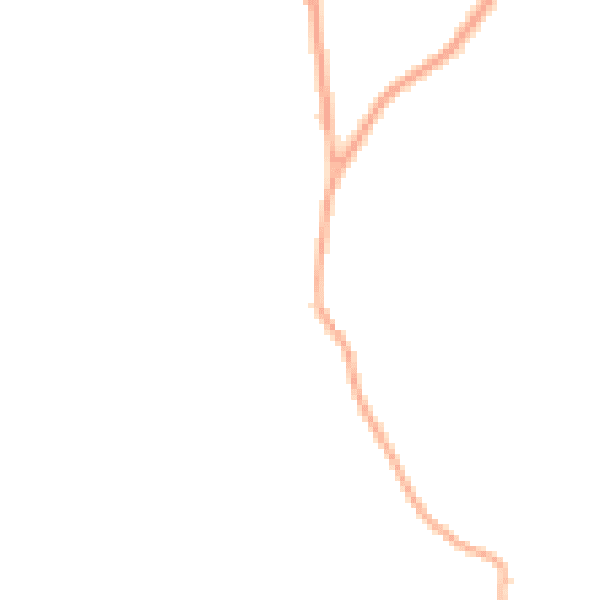 Night-time road noise heatmap for PO20 7QE