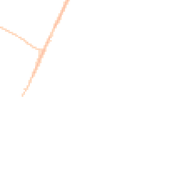 Night-time road noise heatmap for PO20 8AG