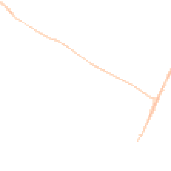 Night-time road noise heatmap for PO20 8DS