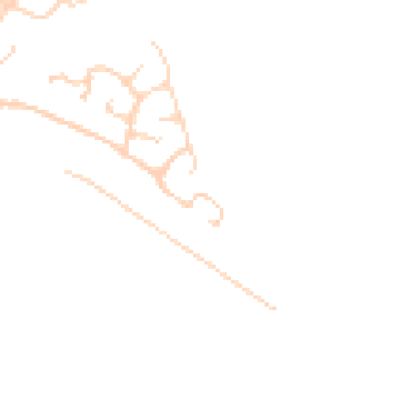 Daytime road noise heatmap for PO20 8FH