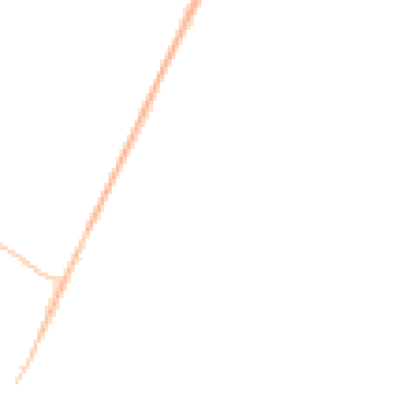 Night-time road noise heatmap for PO20 8FR