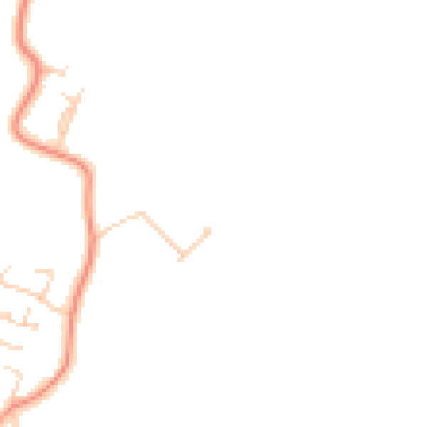 Daytime road noise heatmap for PO20 8FT