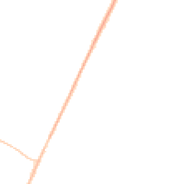 Night-time road noise heatmap for PO20 8GE