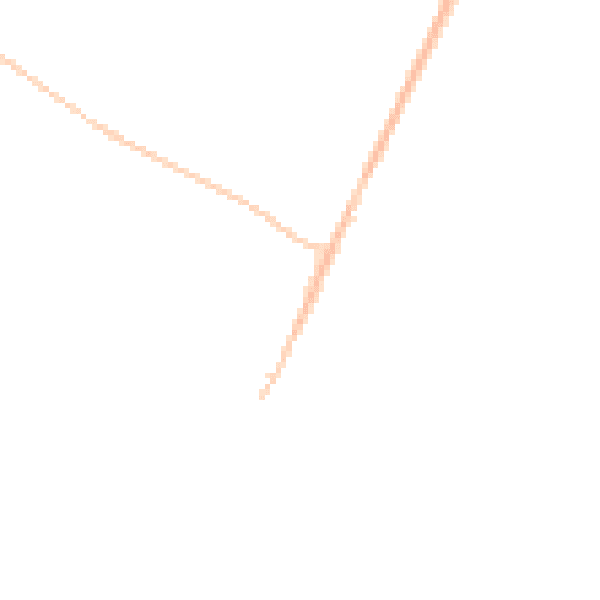 Night-time road noise heatmap for PO20 8HP