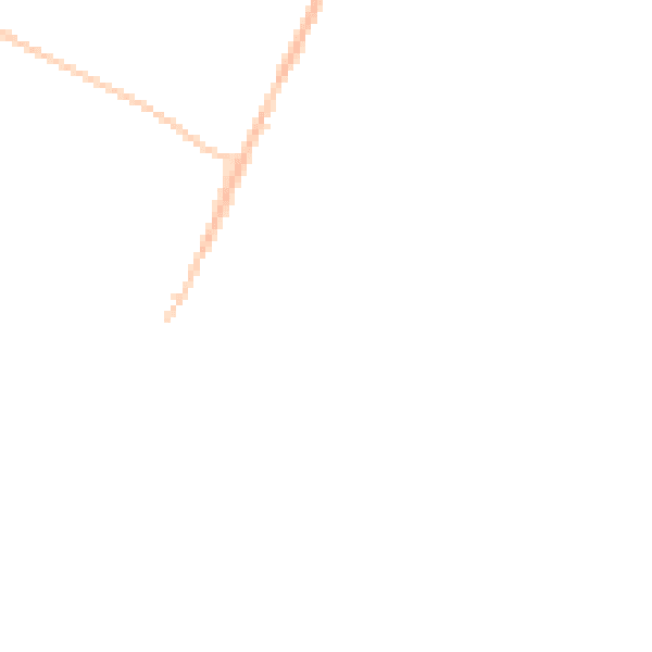 Night-time road noise heatmap for PO20 8JX