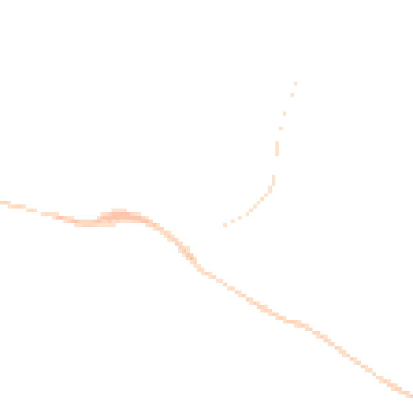 Night-time road noise heatmap for PO20 8QT