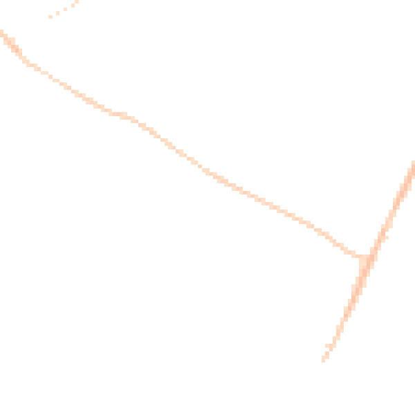 Night-time road noise heatmap for PO20 8RE