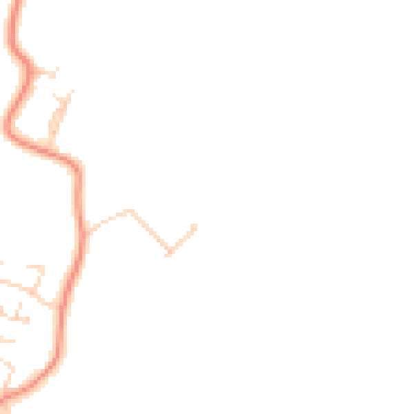 Daytime road noise heatmap for PO20 8SD
