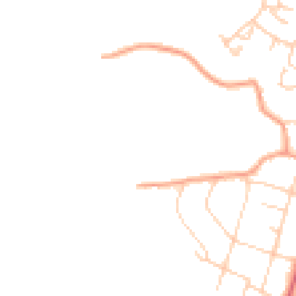 Daytime road noise heatmap for PO20 9AH