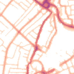 Daytime road noise heatmap for PO21 1AB