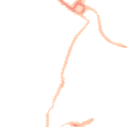 Night-time road noise heatmap for PO21 1AB