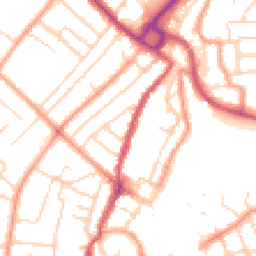 Daytime road noise heatmap for PO21 1AD