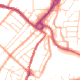 Daytime road noise heatmap for PO21 1AE