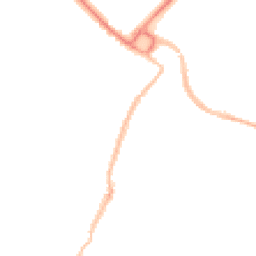 Night-time road noise heatmap for PO21 1AG