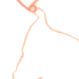 Night-time road noise heatmap for PO21 1AN
