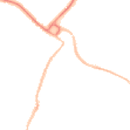 Night-time road noise heatmap for PO21 1AR
