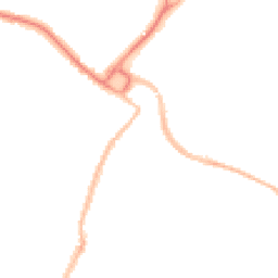 Night-time road noise heatmap for PO21 1AT