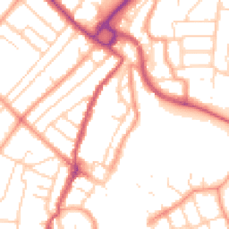 Daytime road noise heatmap for PO21 1AW