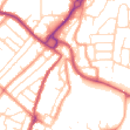 Daytime road noise heatmap for PO21 1AX